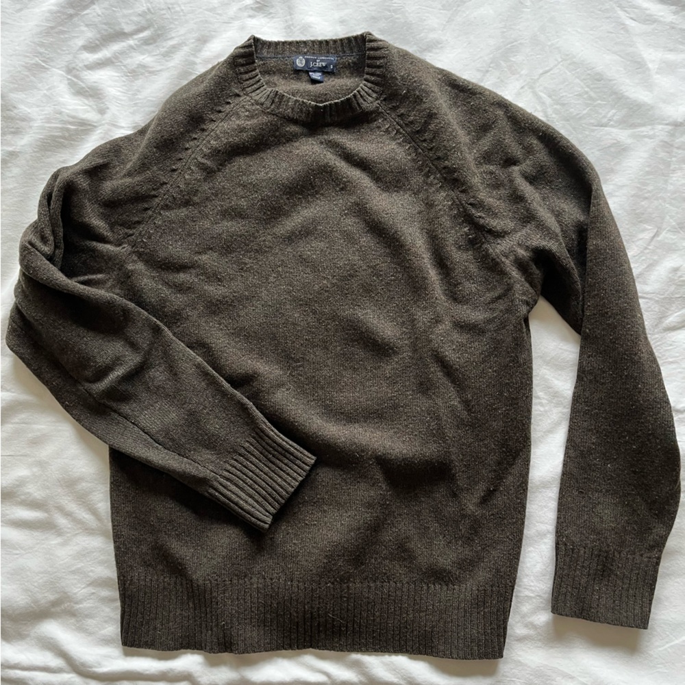 J Crew 100% Lambswool Sweater